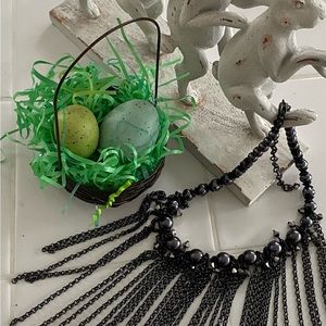 ❤️❤️Chicos grey costume choker necklace.